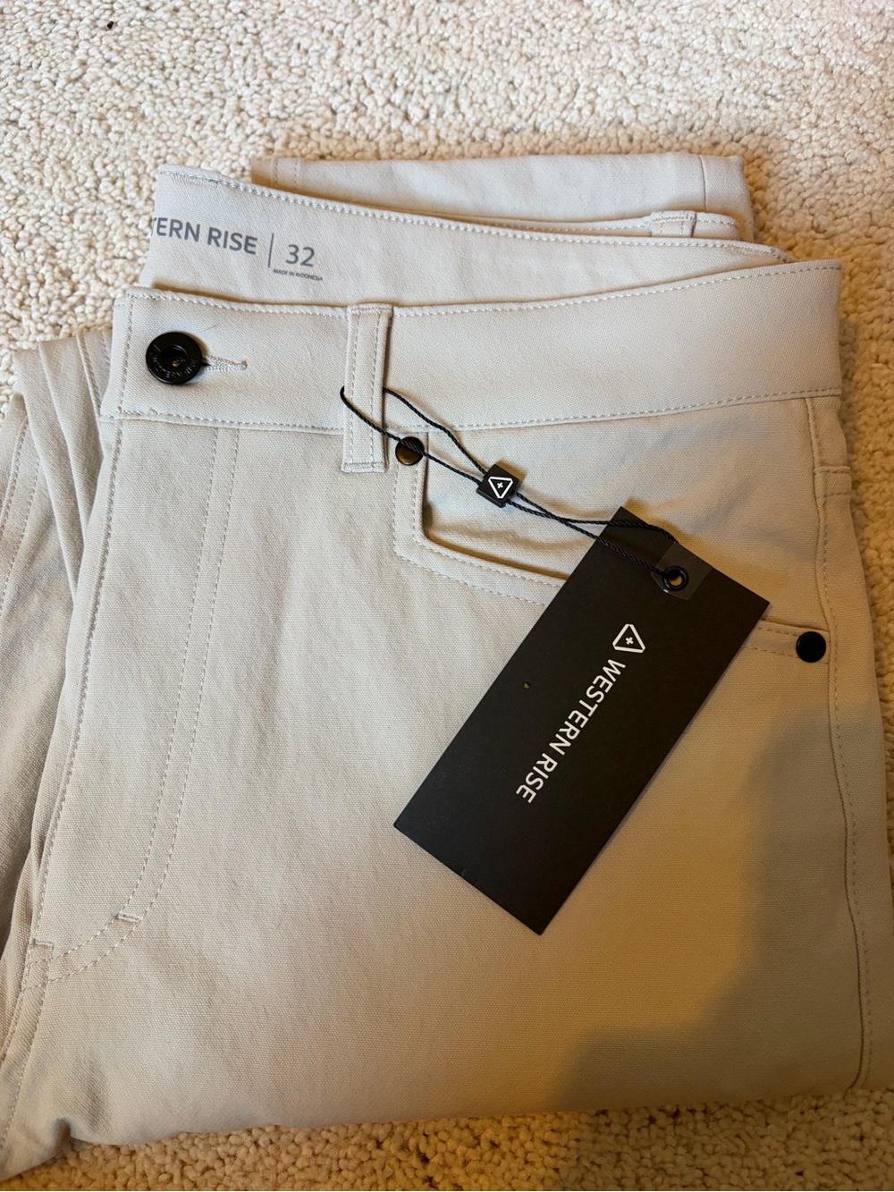 Men's western rise diversion pant in Light Tan
